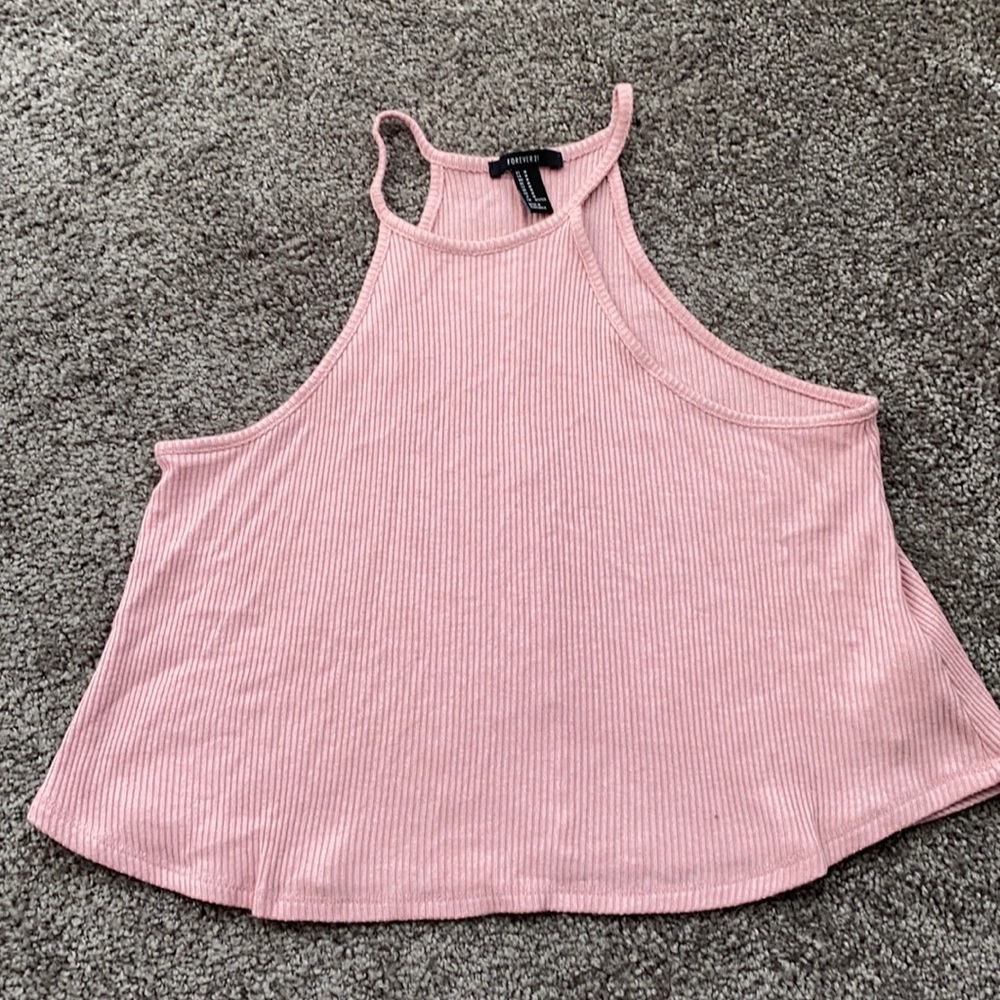 Pink Forever 21 crop top